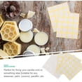 thumbnail image 2 of Angoily Transparent Tape 12 Sheets Candle Wick Stickers Candle Making Sticker Double- Sided Heat Resistance Stickers Hot Wax Wick Stickers for DIY Crafts Office Supplies Clear Duct Tape, 2 of 5