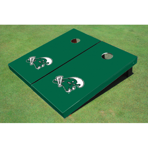 Tulane University Green Matching Solid Cornhole Boards
