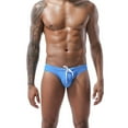 thumbnail image 2 of Ketyyh-chn99 Mens Swim Trunks Swimwear Man Swimsuit Swim Trunks Bathing Beach Wear Surf Boxer Briefs Sky Blue,XL, 2 of 4
