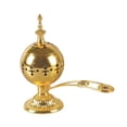 thumbnail image 1 of Quemador de incienso de Metal adorno de mesa soporte de incienso de para el hogar para escritorio, Yoga, decoración de meditación Dorado perfecl Quemador de incienso, 1 of 8