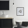 thumbnail image 3 of Stupell Industries French Country Vintage Bath Sink Stripes Black Framed Print Under Glass, 13 x 16, by Lettered and Lined, 3 of 7