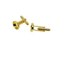 thumbnail image 3 of 20Pcs Blank 12mm Round Bezel Glue Base Cup Cuff Links DIY Cufflink Golden, 3 of 9