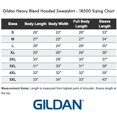 thumbnail image 2 of Gildan Chandail à Capuchon en Molleton Épais pour Hommes, TG, Blanc, 2 of 7
