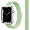thumbnail image 1 of Pulsera delgada Banda de metal para Apple Watch 8 7 6 SE 5 4 3 38 40 41 45 49MM Correa milanesa de acero ultra inoxidable para iwatch 42 44MM Tan Jianjun unisex, 1 of 2