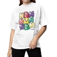 thumbnail image 2 of Officially Licensed Dots Colorful Candy Faces Delight Women's T-shirt, 2 of 3