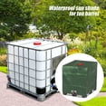 thumbnail image 2 of 1000L IBC Tank Cover, Water Tank Cover, Tank Protective Cover, Dustproof Tank Cover, Green - 120 x 100 x 116 cm, 2 of 3