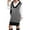 Black Houndstooth, variant on Zeagoo Womens Sweater Vest Dress Oversized Knitted Sleeveless Pullovers Sweaters V Neck Tank Sweater Dress Fall Winter