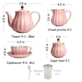 thumbnail image 3 of Set de té Sweejar Porcelain British Royal 180 ml para 6 personas, 3 of 7