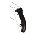 thumbnail image 2 of COOPHYA 1 Pair Mirror Signal Turn Light Yellow ABS For Daytime Use, 2 of 8