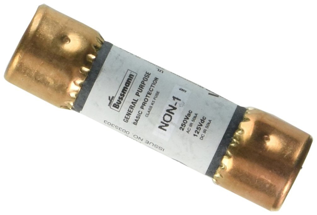 NON1 1 Amp Cartridge Fuse NonCurrent Limiting Class K5, 250V