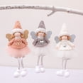 thumbnail image 3 of Matsuzay Muñeca de ángel de Navidad Adornos para el hogar Decoraciones navideñas Accesorios Diseño de escena Colgante de Navidad Regalo Kits de decoración para fiestas Gris, 3 of 6