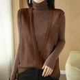 thumbnail image 2 of DHFJKG Womens Sweater Vests Layering Top Knitted Solid Color Sleeveless Deep V Neck Tunic Pullover Loose Fit Casual Tops, 2 of 4