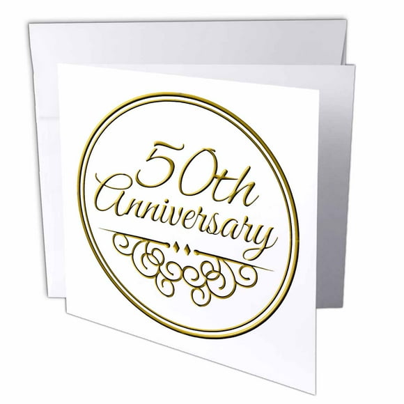 50th Wedding Anniversary Card