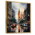 thumbnail image 2 of Designart "New York City The City That Never Sleeps I" Cityscapes Floater Framed Canvas Print, 2 of 7