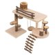 thumbnail image 2 of Escalera de madera de manzana para hámster, parque infantil de madera duradero y seguro para mascota pequeña de hámster, 2 of 5