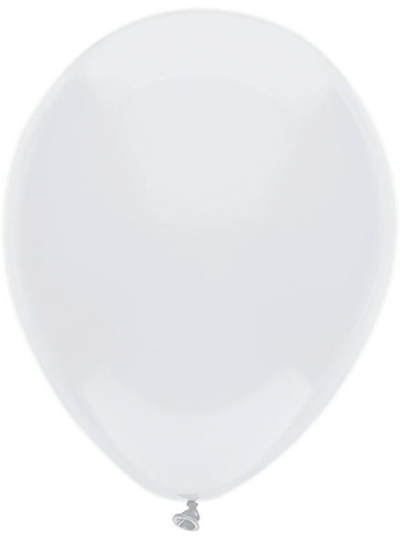 Way to Celebrate All Occasion Latex Balloons 12" White, 72 Count Bag