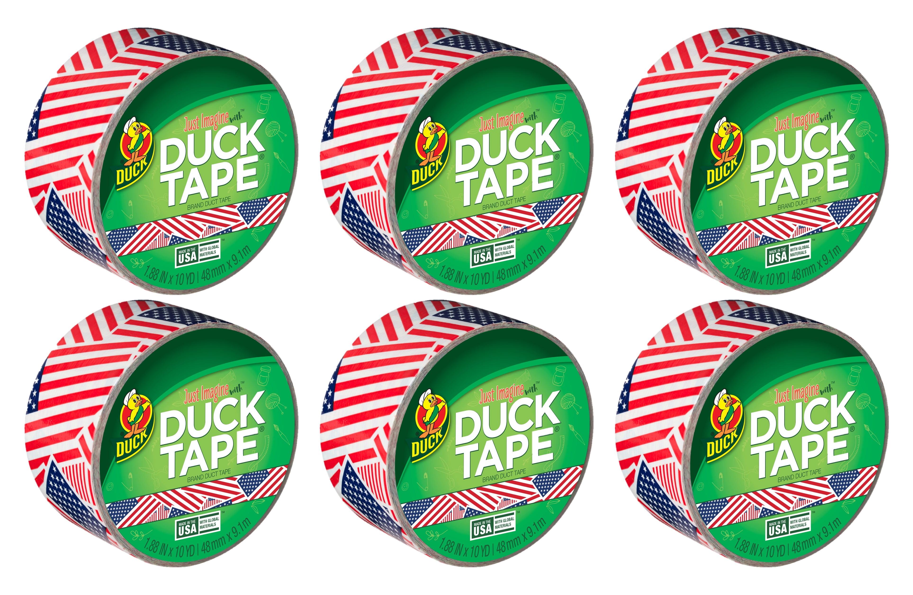 1.88 Inches x 10 Yards Puppy Dog Potpourri Duck 284172 Printed Duct Tape Single Roll 