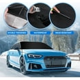 thumbnail image 5 of 600D Windshield Cover for Ice and Snow,New Upgraded Heavy Duty Windshield Snow Cover,Extra Large Size (75"x45"),Windproof Winter Frost and Deicing Awning Suitable Fzor Cars, Trucks, SUVs, 5 of 8