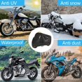 thumbnail image 2 of Cubierta impermeable para motocicleta, cubierta de tela resistente al desgaste para todas las estaciones, protección UV para exteriores e interiores, 210D, 2 of 5