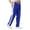 Blue, variant on Kukoosong Sweatpants for Men, Men's Fashion Solid Color Drawstring Elastic Waist Pocket Sports Pants, Loose Comfy Trousers