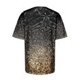 thumbnail image 5 of TSADFHJI Long Chandail en Molleton pour Femmes Mode Décontractée Dégradé à Paillettes Imprimé Col Rond T-Shirt Ample Haut m Jaune, 5 of 5