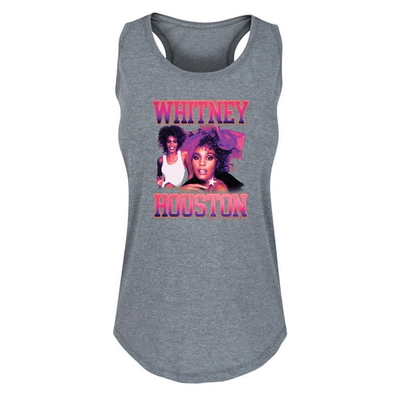 Whitney Houston - Vintage Whitney - Women's Racerback Tank Top