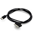 thumbnail image 2 of USB Cable de Datos C a 30 Pines, Adaptador de Sincronización Tipo C a 30 Pines y Cable Cargador de 3 Pies/1 M Negro, 2 of 6