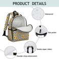 thumbnail image 4 of Boho Sunflower Print School Backpack for Student Lightweight Adjustable Padded Straps Chest Strap Durable Water-resistant Bookbag for Daily Use, 4 of 6