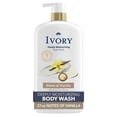 thumbnail image 2 of (4 pack) Ivory Deeply Moisturizing Body Wash, Notes of Vanilla Scent, 798 ml, 2 of 13