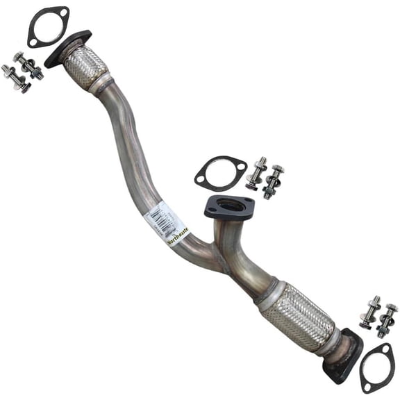 Northeastern Exhaust | Stainless Steel Front Flex Y-Pipe Fits 2004 Chevrolet Malibu 3.5L Sedan - Direct Fit