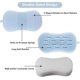 thumbnail image 3 of 3 Pack Double Sided Silicone Body Scrubber Bath Brush for Deep Cleansing, Exfoliating, Super Soft Si, 3 of 5