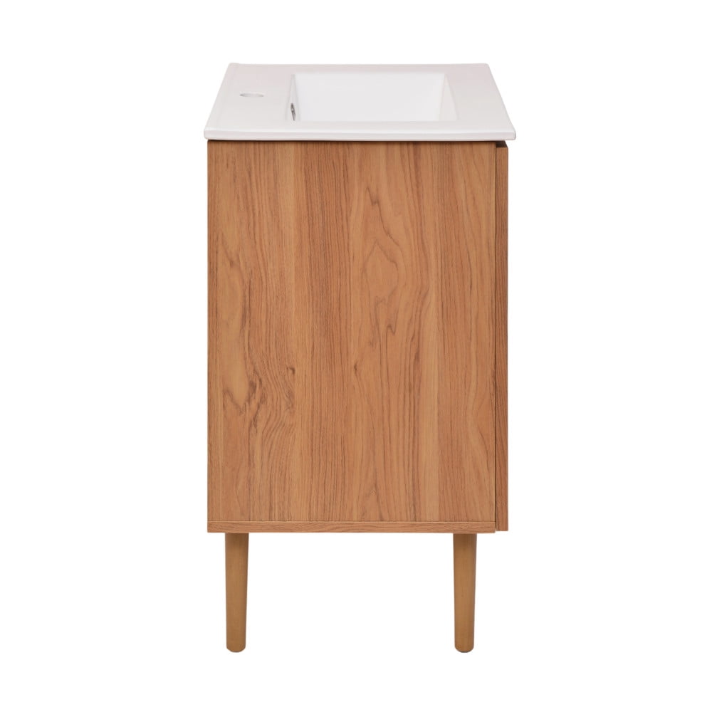 Bron 24" Bathroom Vanity in Oak