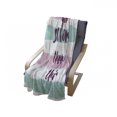 thumbnail image 4 of Your are Stronger than You Think Soft Flannel Fleece Blanket, Watercolor Striped Inspiration Typography Yoga, Cozy Plush for Indoor and Outdoor Use, 60" x 80", Pale Pink Seafoam Plum, by Ambesonne, 4 of 6