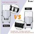 thumbnail image 5 of Yotako Clear PVC Suitcase Cover Protectors 24 Inch Luggage Cover for Wheeled Suitcase (24''(21.70''H x 16.90''L x 11.80''W)), 5 of 9