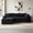 1-Black, variant on Arouseden 94.5" Left Facing Gray Sectional Couch with Chaise, L Shape Sectional Couch with 3 Back Cushions and 2 Throw Pillows,Plush Corduroy Couches for Living Room