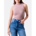 thumbnail image 1 of Blusa básica cuello alto Roman Fashion Juvenil 0087 Beige CH, 1 of 3