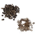 thumbnail image 2 of 100pcs Metal Eyelets Small Grommets DIY Sewing Crafting Bronze 4mm 5mm 6mm Inner Diameter, 2 of 7