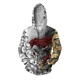 thumbnail image 1 of Sudadera con capucha y cremallera para hombre, moderna y versátil, cómoda, nueva en sudaderas y sudaderas con capucha, estampado de personaje de calavera personalizado, 1 of 5