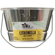 Tiki 1412112 Triple Wick Citronella Candle Bucket, 28 Oz
