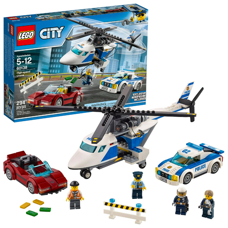 spontan frakke Bliv såret LEGO City Police High-speed Chase 60138 - Walmart.com