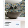 thumbnail image 5 of Art3d Backsplash Peel N Stick Tiles Kitchen / Bathroom Backsplash Tiles 12" x 12" Pack of 6, 5 of 11