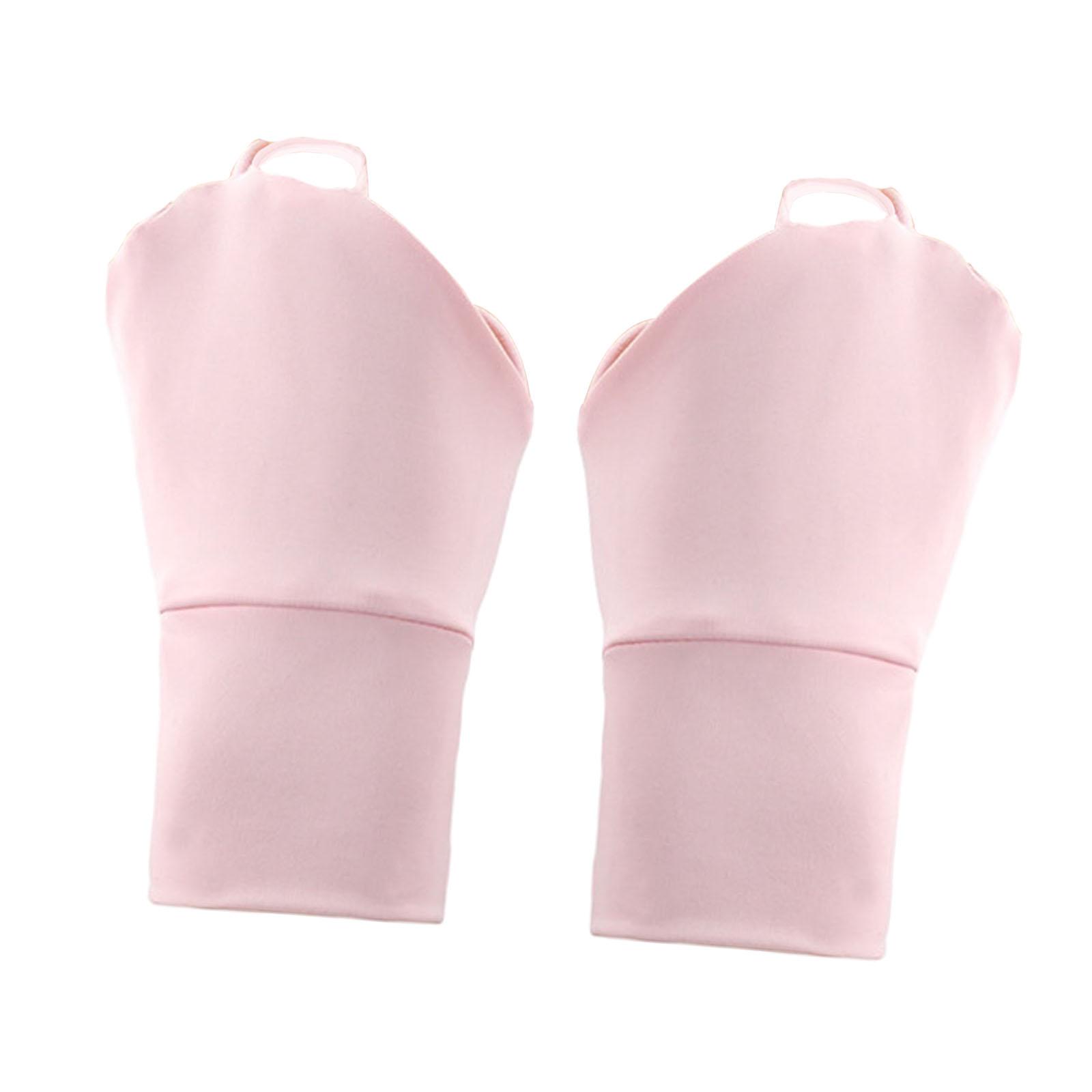 Driving Gloves Palmless Gloves Summer Mittens Stretchable Cooling Fabric for Women's Golfing Camping Picnics