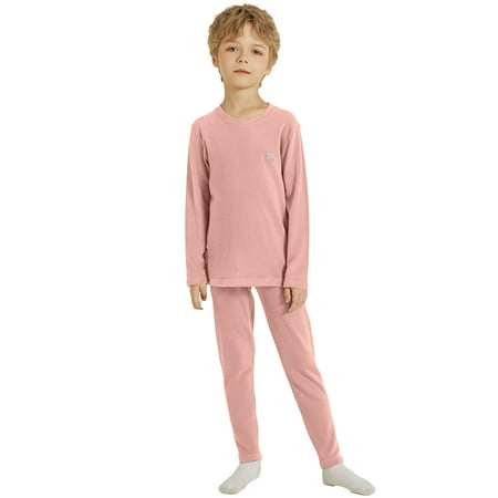 

Outfits for Boys Toddler Girls Boys Baby Soft Pajamas Toddler Cartoon Prints Long Sleeves Kid Sleepwear Top Pants Sets Outfits Shorts Set Pink-3 5-6 Years