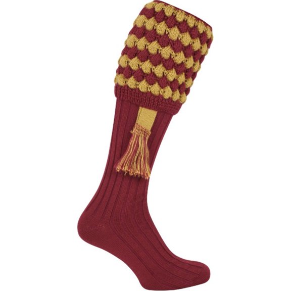 Jack Pyke Pebble Shooting Sock One Size Burgandy