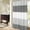 Black and Grey, variant on Shower Curtains for Bathroom, Shower Curtain Gold Tan Taupe Brown White Lightweight Neutral Striped Waterproof Fabric with 12 Plastic Hooks, 72"x72"