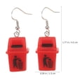 thumbnail image 2 of FENGGUIQU 4 Pares Aretes Colgantes Para Mujer Complemento Ideal, 2 of 7
