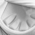 thumbnail image 2 of Ounisa Women Mock Neck Baselayer Tops Long Sleeve Built In Bra Pads Soft Thermal Shirts Solid Color Slim Daily Underwear, 2 of 6