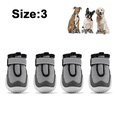 thumbnail image 2 of Zapatos transpirables para perros para pavimento caliente, botas para perros resistentes al calor con cinta reflectante Adepaton Ropa para Perro, 2 of 5