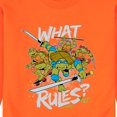 thumbnail image 3 of Teenage Mutant Ninja Turtles - What Rules - Men's Crew Neck Fleece Pullover, 3 of 6