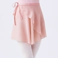 thumbnail image 3 of Womens Sheer Ballet Skirt Adjustable Waist Ties Dance Gymnastic Over Scarf Dance Short Wrap Skirt Tutus for Leotards, 3 of 9